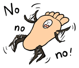 Surreal Foot - I am a foot. [ENG] sticker #2362767