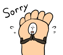 Surreal Foot - I am a foot. [ENG] sticker #2362771