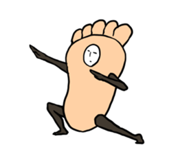 Surreal Foot - I am a foot. [ENG] sticker #2362774