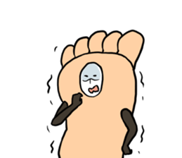 Surreal Foot - I am a foot. [ENG] sticker #2362777