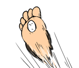 Surreal Foot - I am a foot. [ENG] sticker #2362778