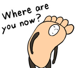 Surreal Foot - I am a foot. [ENG] sticker #2362780
