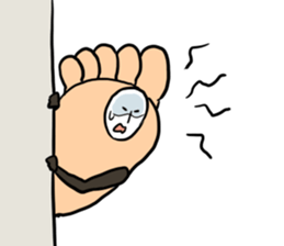 Surreal Foot - I am a foot. [ENG] sticker #2362781