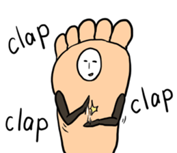 Surreal Foot - I am a foot. [ENG] sticker #2362783