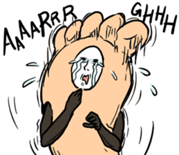 Surreal Foot - I am a foot. [ENG] sticker #2362786