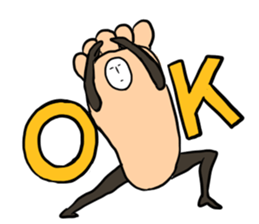 Surreal Foot - I am a foot. [ENG] sticker #2362788