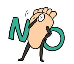 Surreal Foot - I am a foot. [ENG] sticker #2362789