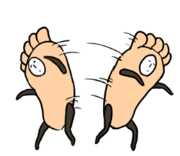 Surreal Foot - I am a foot. [ENG] sticker #2362794