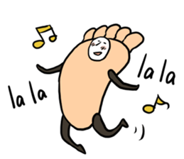 Surreal Foot - I am a foot. [ENG] sticker #2362795
