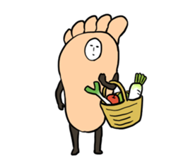 Surreal Foot - I am a foot. [ENG] sticker #2362796