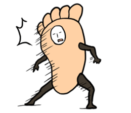 Surreal Foot - I am a foot. [ENG] sticker #2362799