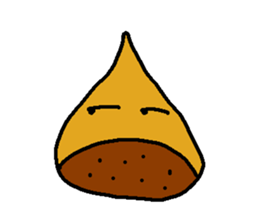 Peanuts, edamame, chestnuts sticker #2363115