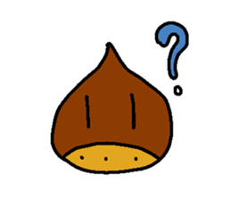 Peanuts, edamame, chestnuts sticker #2363116