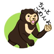 Sun bear 's Sticker. sticker #2363226