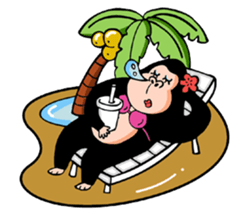 black bob sticker #2363363