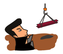 Gaten-kei(Burly man works) sticker #2363550