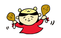 Taremayu Suzuchan X'mas & Happy New Year sticker #2363977