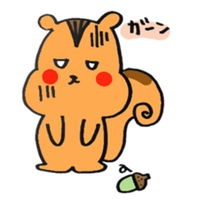 The sticker of a Squirrel sticker #2364380