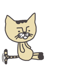 Tiger cat stamps sticker #2364414