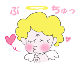Mischievous lovely Angel sticker #2364720