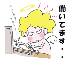 Mischievous lovely Angel sticker #2364726