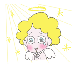 Mischievous lovely Angel sticker #2364732
