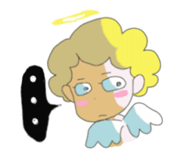 Mischievous lovely Angel sticker #2364733