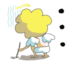 Mischievous lovely Angel sticker #2364734