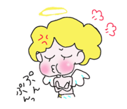 Mischievous lovely Angel sticker #2364735