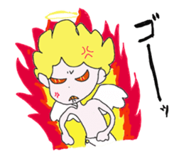 Mischievous lovely Angel sticker #2364736