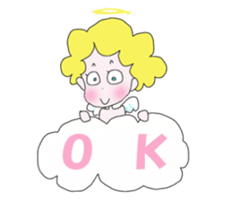 Mischievous lovely Angel sticker #2364743