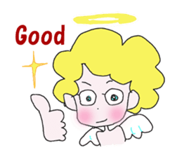 Mischievous lovely Angel sticker #2364745