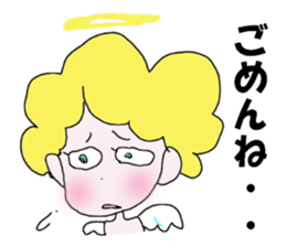Mischievous lovely Angel sticker #2364748