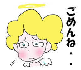 Mischievous lovely Angel sticker #2364748