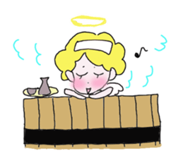 Mischievous lovely Angel sticker #2364750