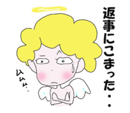 Mischievous lovely Angel sticker #2364754