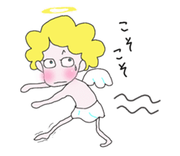 Mischievous lovely Angel sticker #2364756