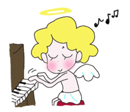 Mischievous lovely Angel sticker #2364758