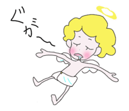 Mischievous lovely Angel sticker #2364759