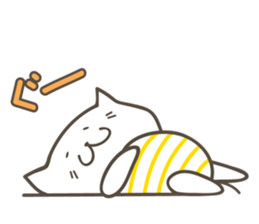 Sweet tempered cat sticker #2365130