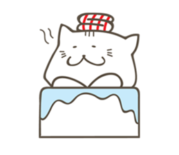 Sweet tempered cat sticker #2365132