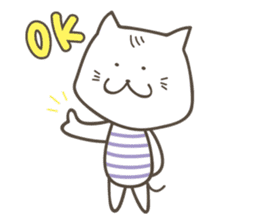 Sweet tempered cat sticker #2365138