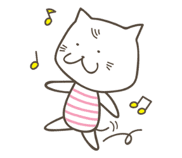 Sweet tempered cat sticker #2365152