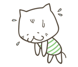 Sweet tempered cat sticker #2365156