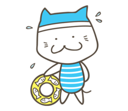 Sweet tempered cat sticker #2365158