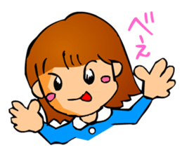 Cute Girl (Expression) sticker #2365278