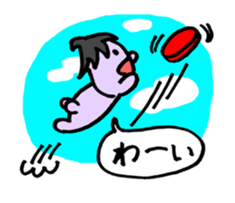 Eggplant dog and turnip pig sticker #2365604