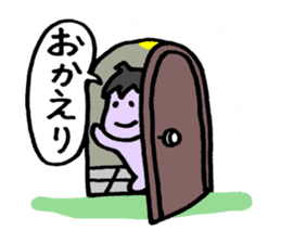 Eggplant dog and turnip pig sticker #2365611