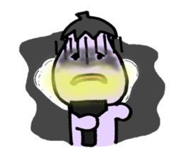 Eggplant dog and turnip pig sticker #2365635