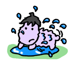 Eggplant dog and turnip pig sticker #2365637